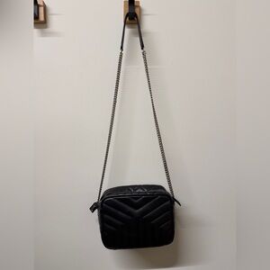 Yves Saint Laurent Black Quilted Crossbody Bag